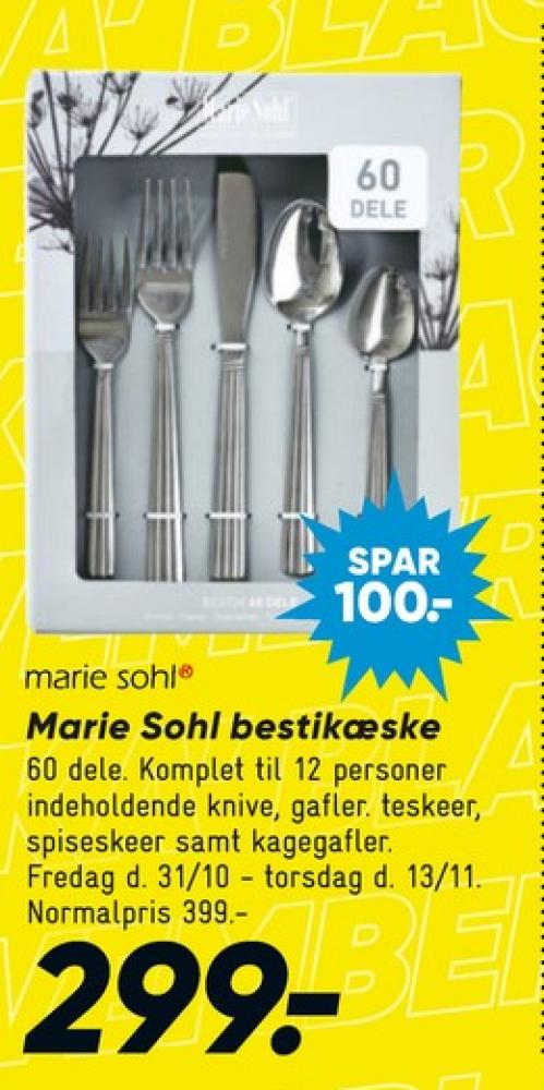 Marie Sohl, Bestik