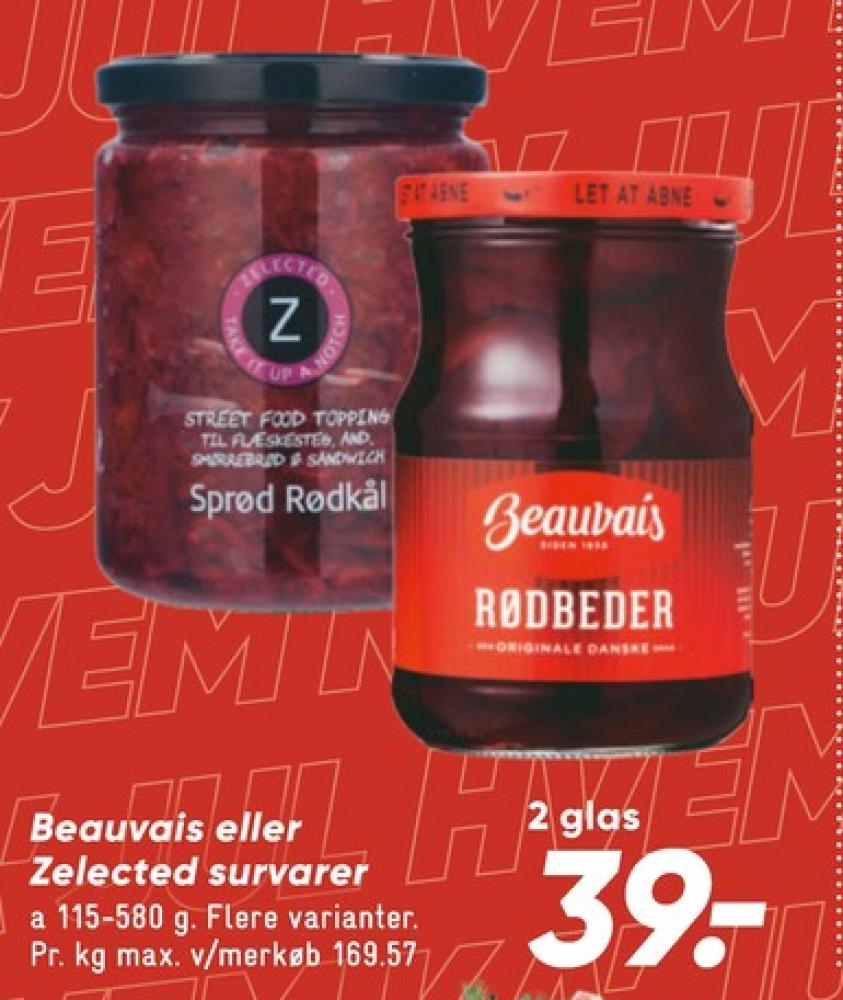 Beauvais, Rødbeder-syltet