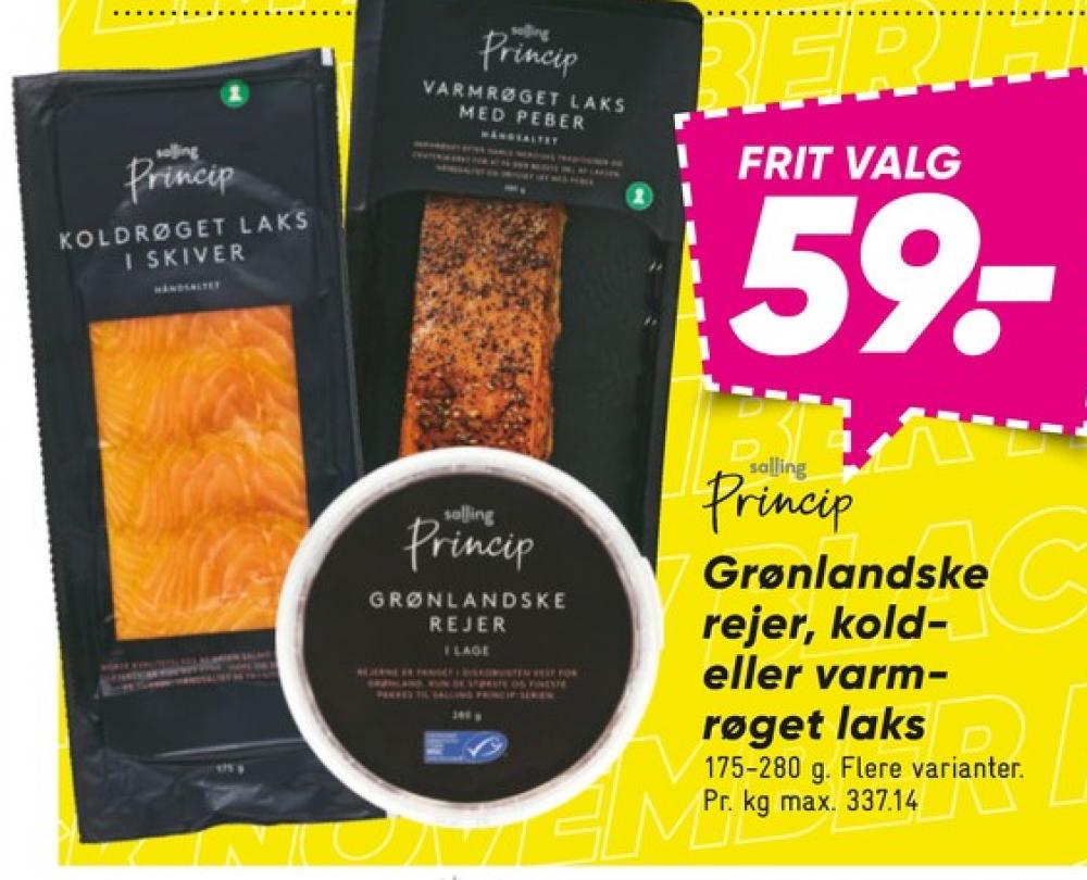 Salling Princip, Laks i skiver