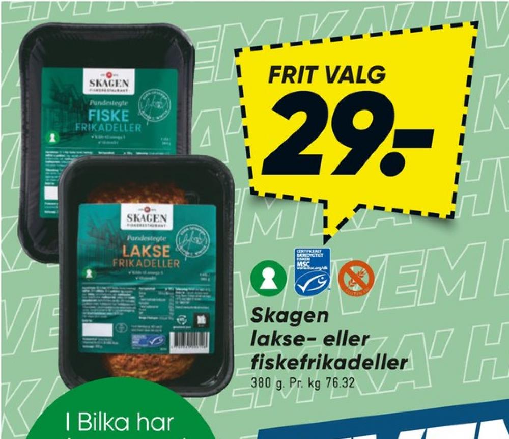 Skagen Fiskerestaurant, Fiskefrikadeller