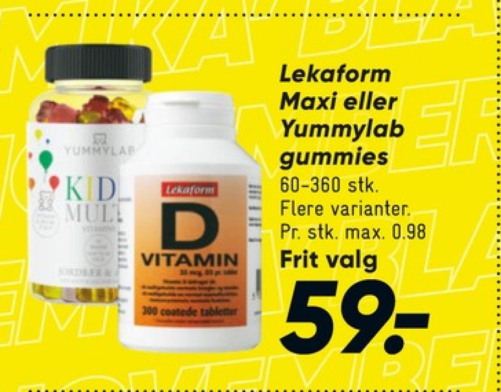 Yummylab, Vitaminer