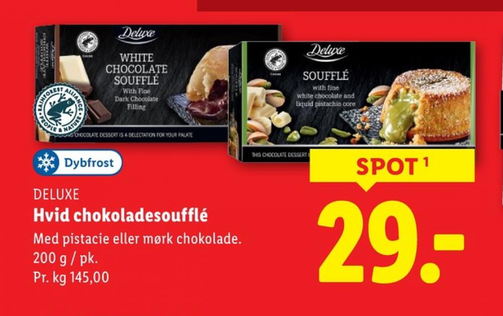 Deluxe, White Chocolate Soufflé