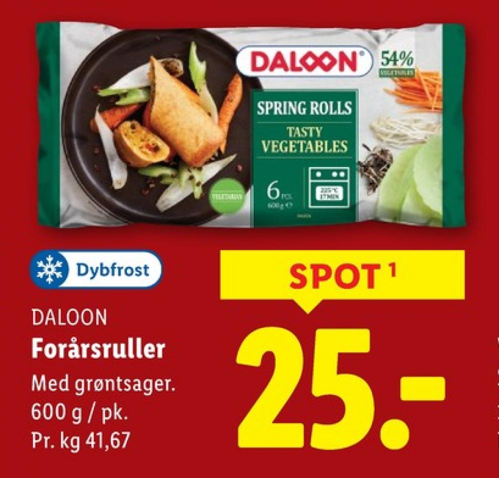 Daloon, Forårsruller