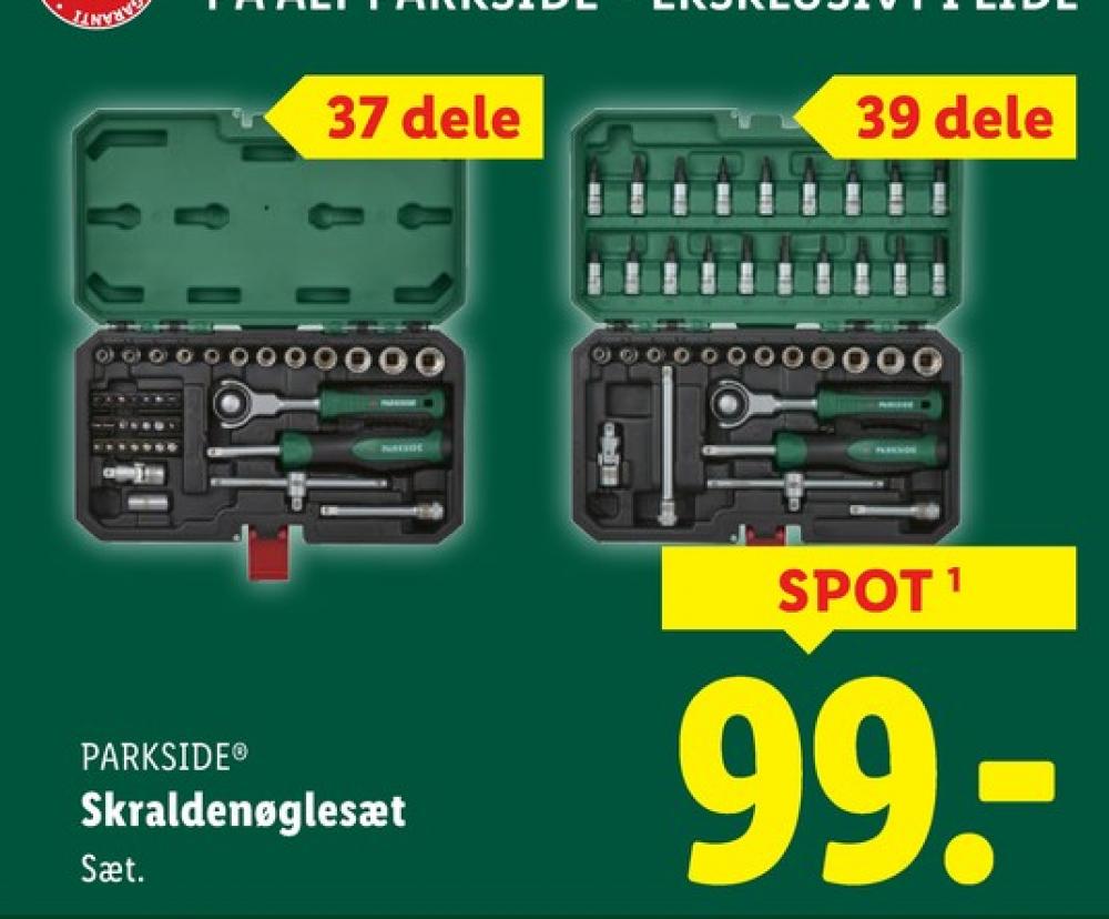 Parkside, Skraldenøglesæt