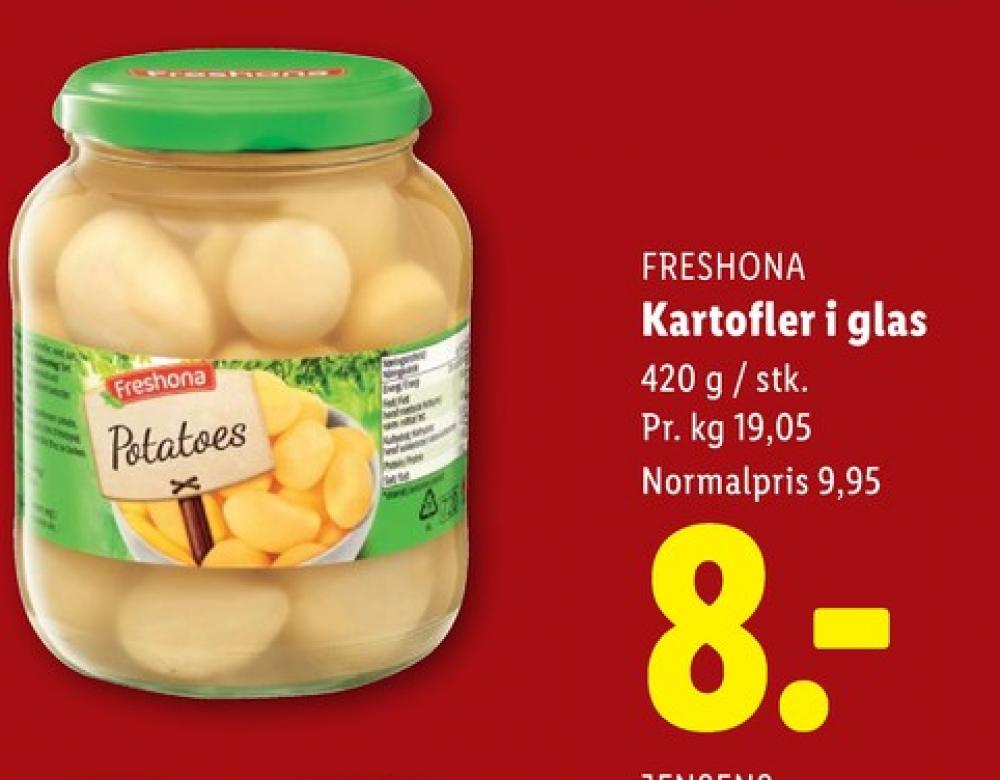 Freshona, Kartofler