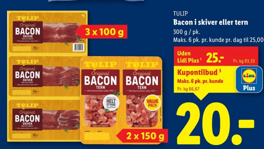Tulip, Baconskiver