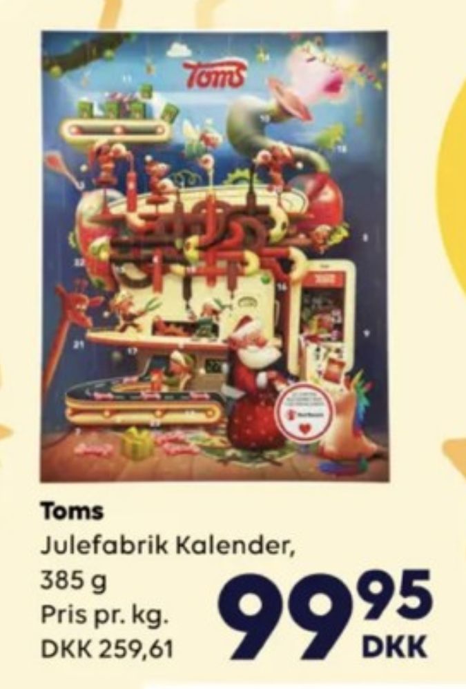 Toms, Julekalender