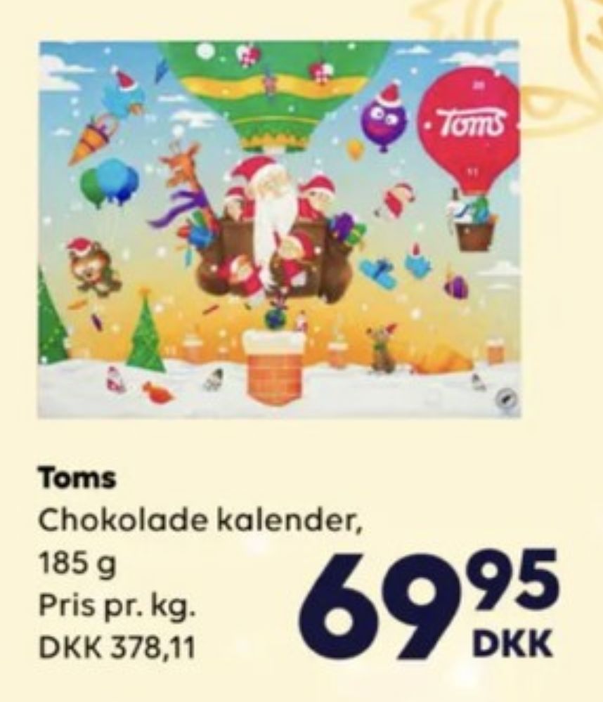 Toms, Julekalender