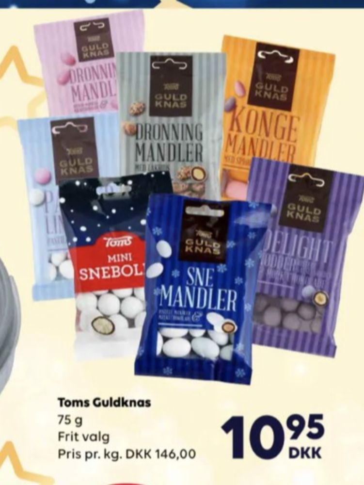 Toms Guldknas, Dragée Pariserlinser