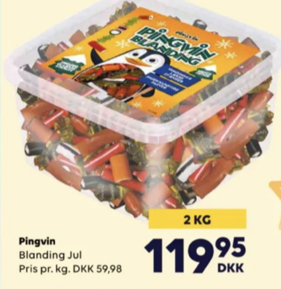 Toms Pingvin Blanding, Slikbøtter