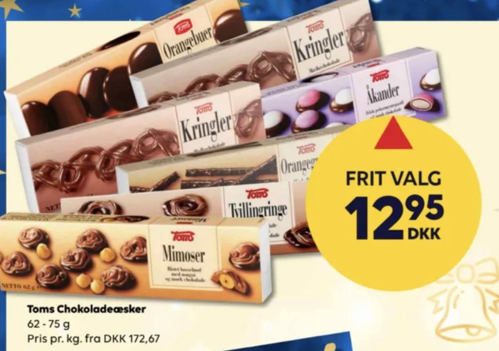 Toms Kringler, Dessertchokolade