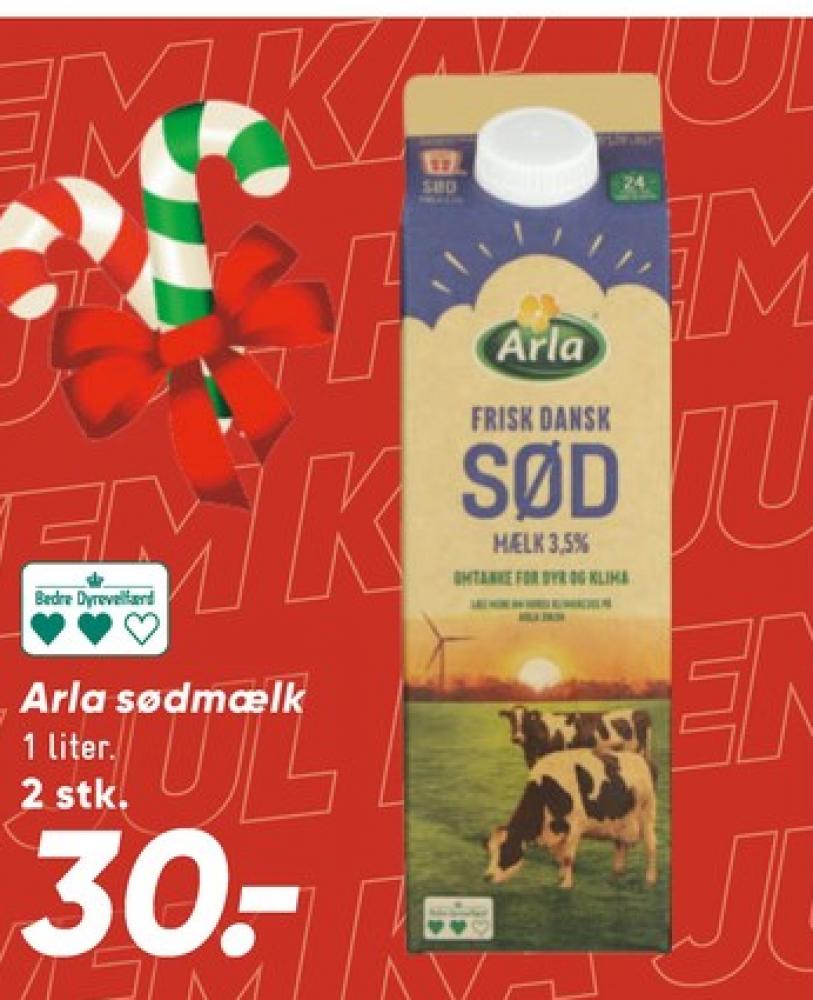 Arla, Sødmælk
