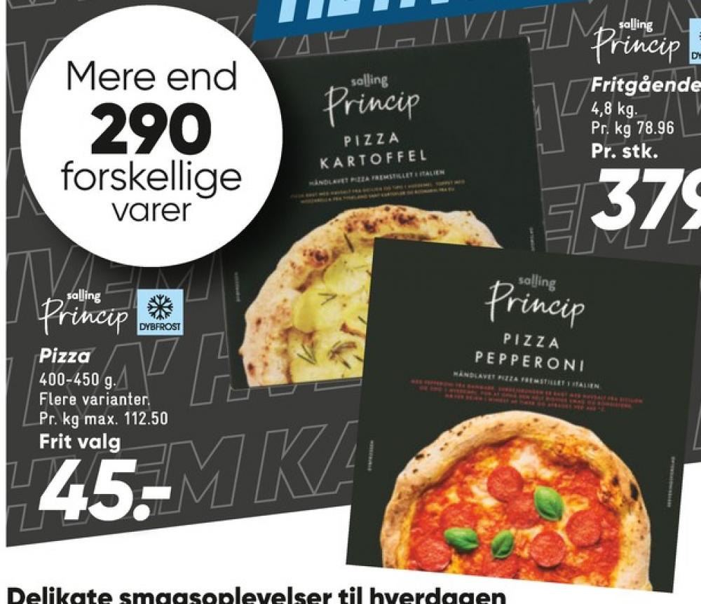 Salling Princip, Pepperoni & Nduja Pizza