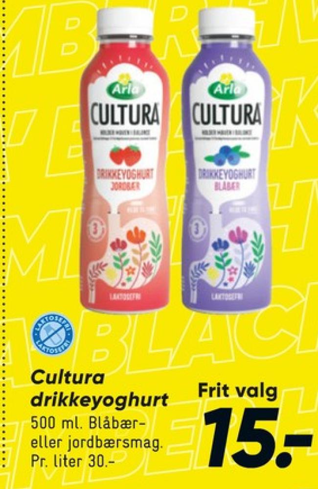 Cultura, Drikkeyoghurt Jordbær