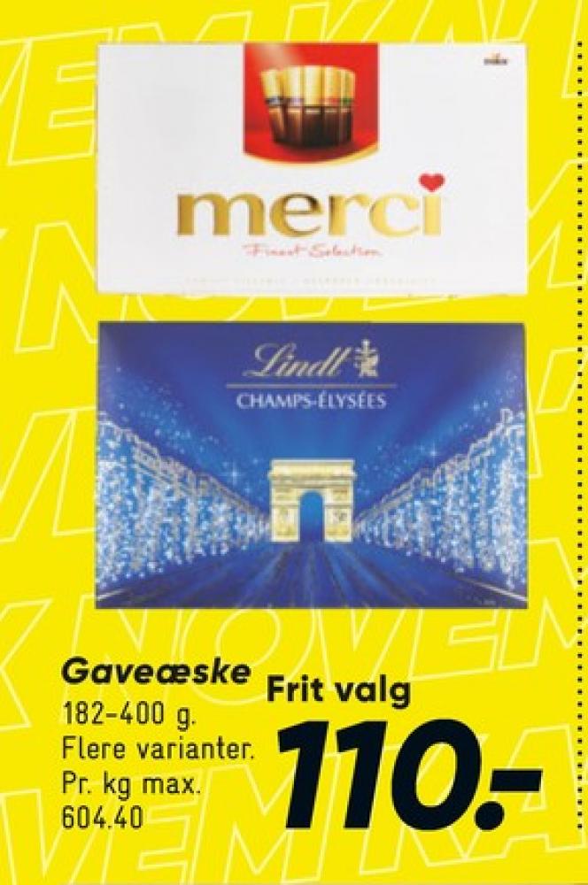 Lindt Champs Elysees, Dessertchokolade