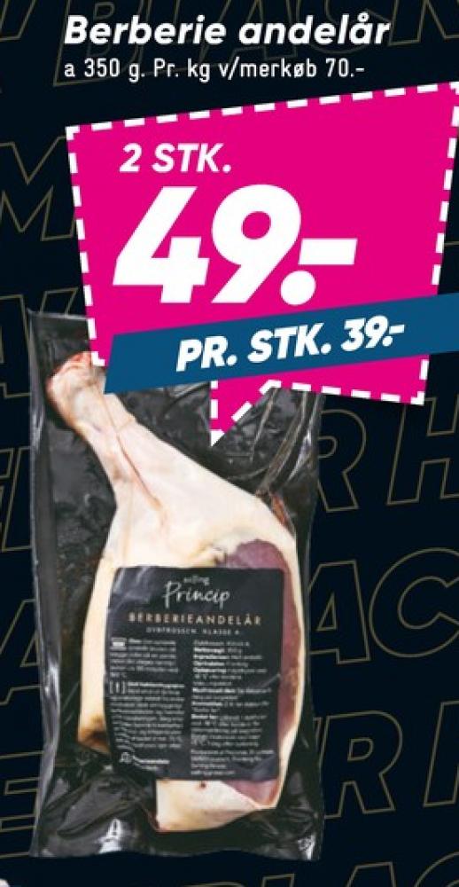 Salling Princip, Andelår