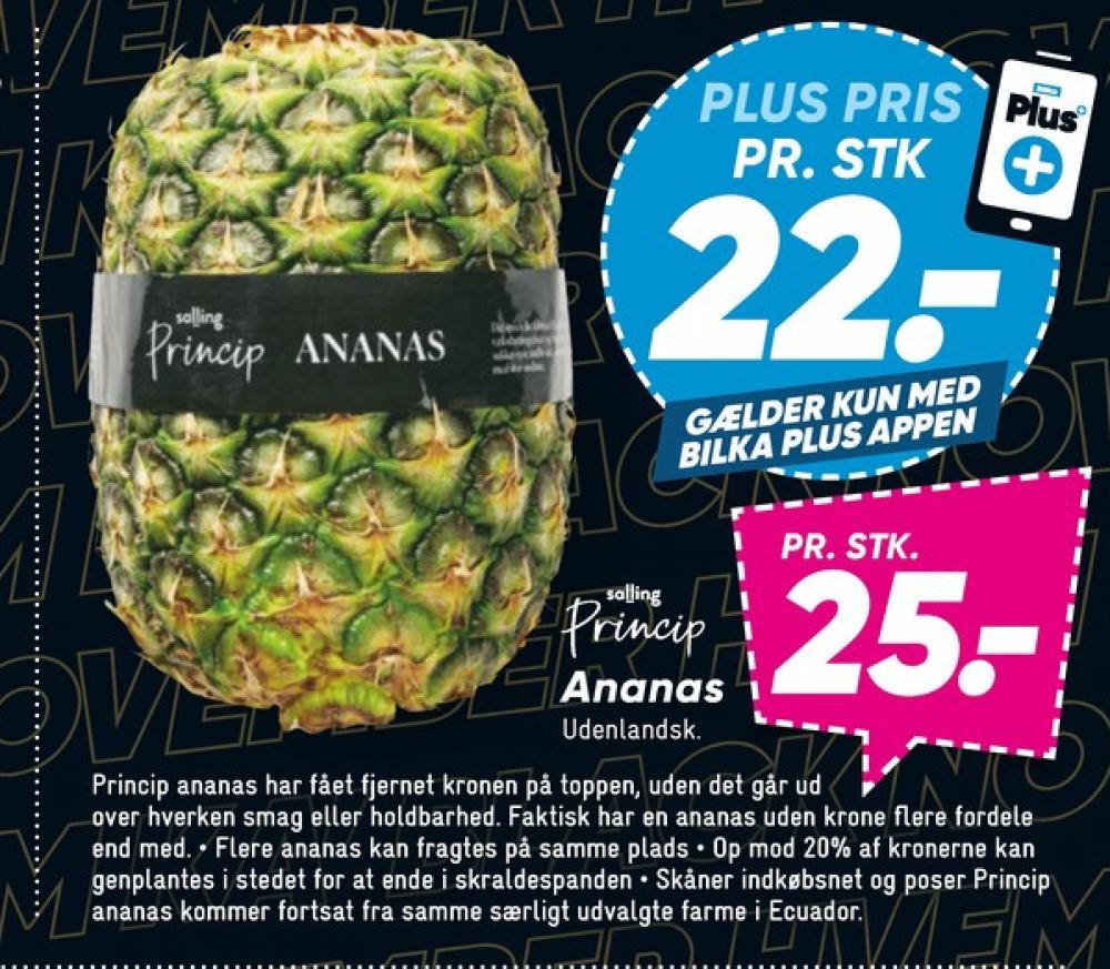 Salling Princip, Ananas
