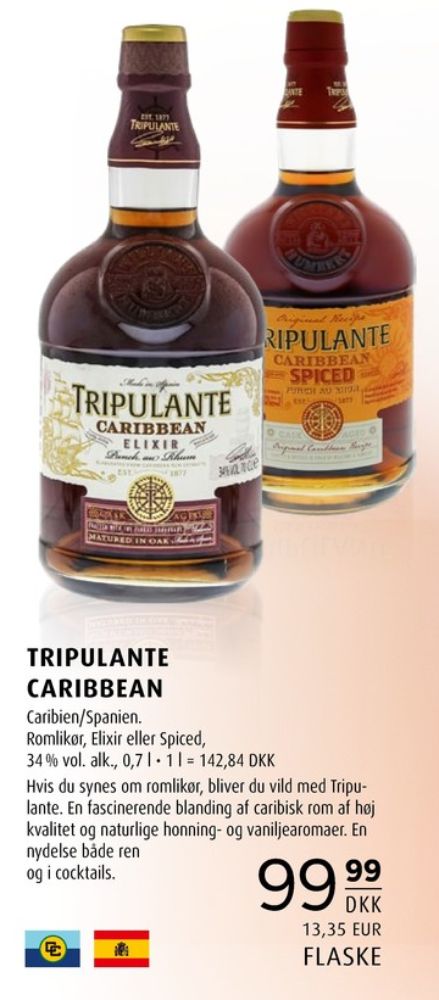 Tripulante Caribbean Elixir  Spiced, Rom