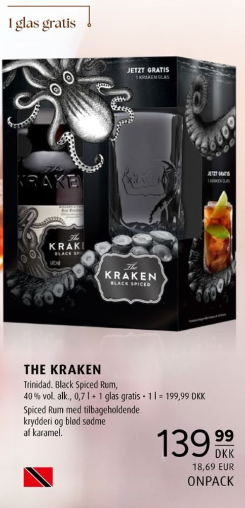 The Kraken Black Spiced, Rom