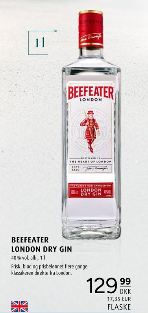 Beefeater London Dry, Gin