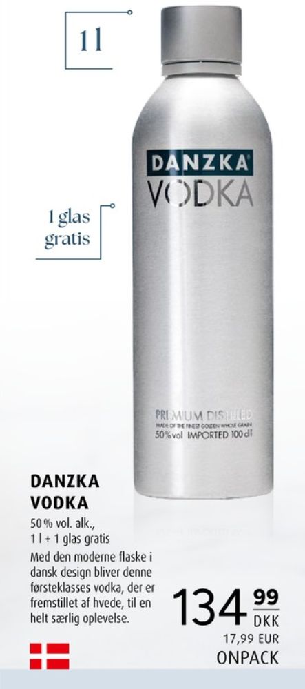 Danzka, Vodka