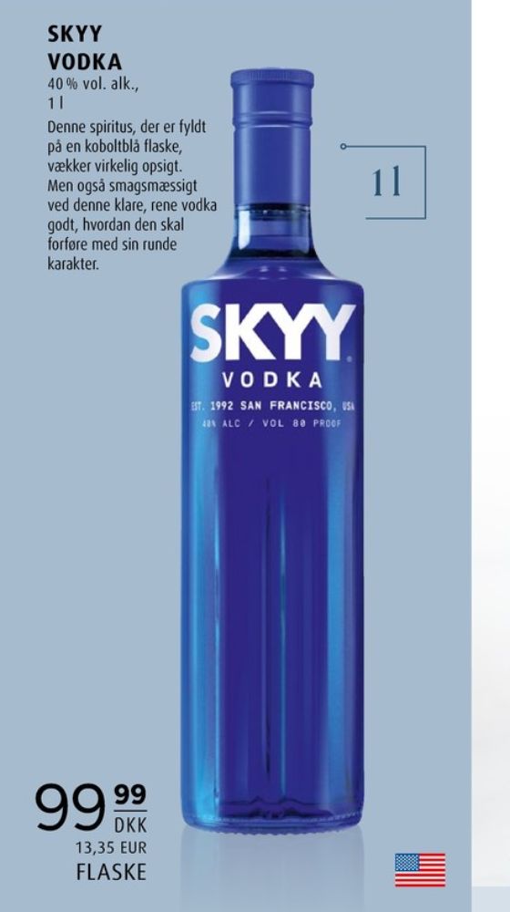 Skyy, Vodka
