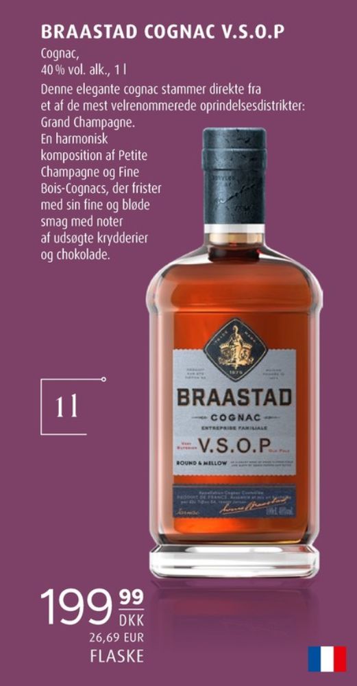 Braastad VSOP, Cognac