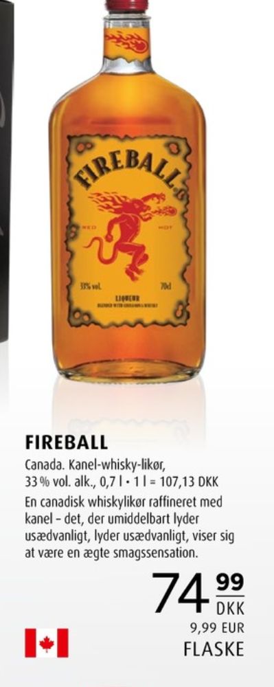 Fireball, Whisky