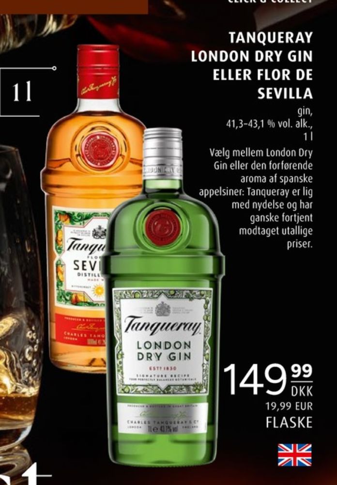 Tanqueray London Dry, Gin