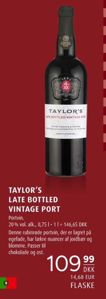 Taylor's LBV, Portvin