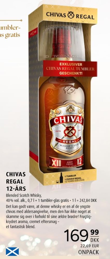 Chivas Regal 12 YO, Whisky