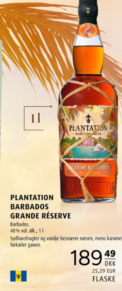 Plantation Grande Reserve, Rom