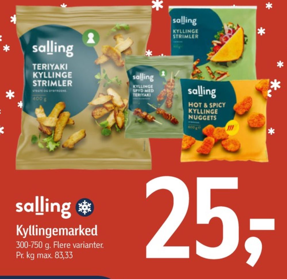Salling, Kyllingenuggets