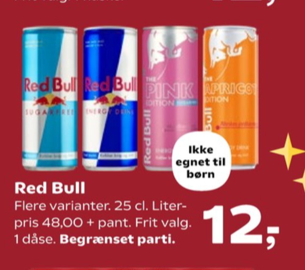Red Bull The Apricot Edition, Energidrik