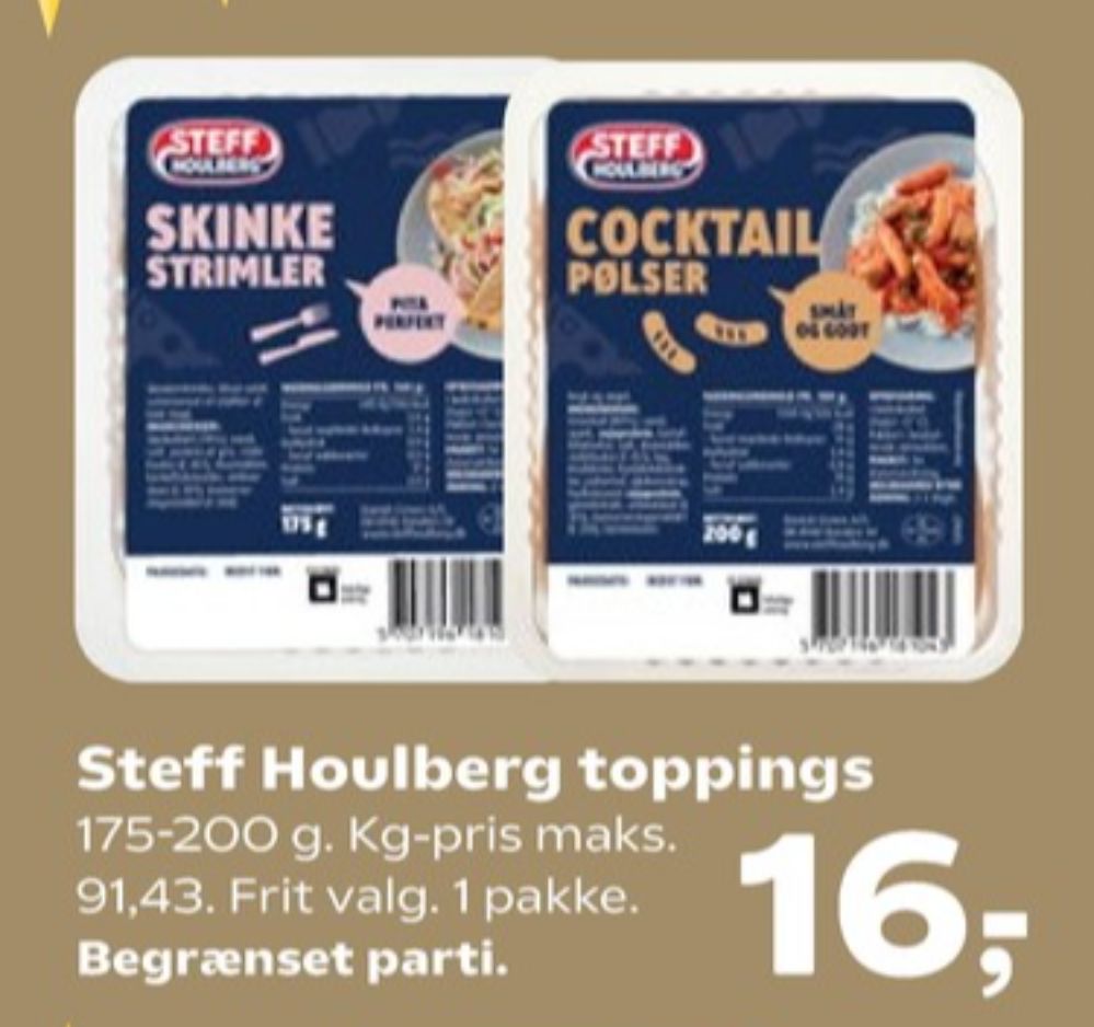 Steff Houlberg, Cocktailpølser