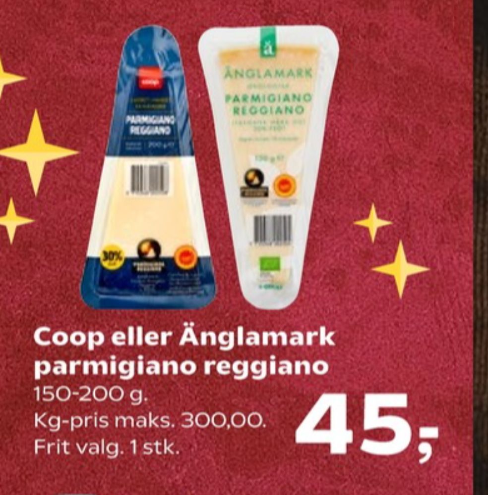 Coop, Parmigiano Reggiano
