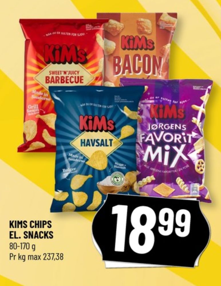 Kims, Bacon Snack