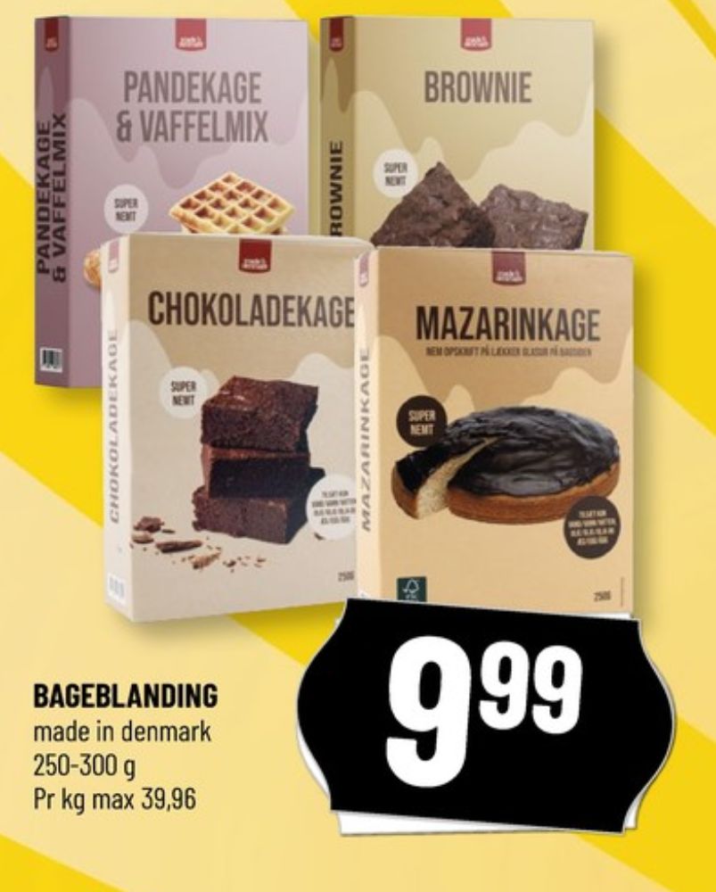 Made in Denmark, Chokoladekagebagemix