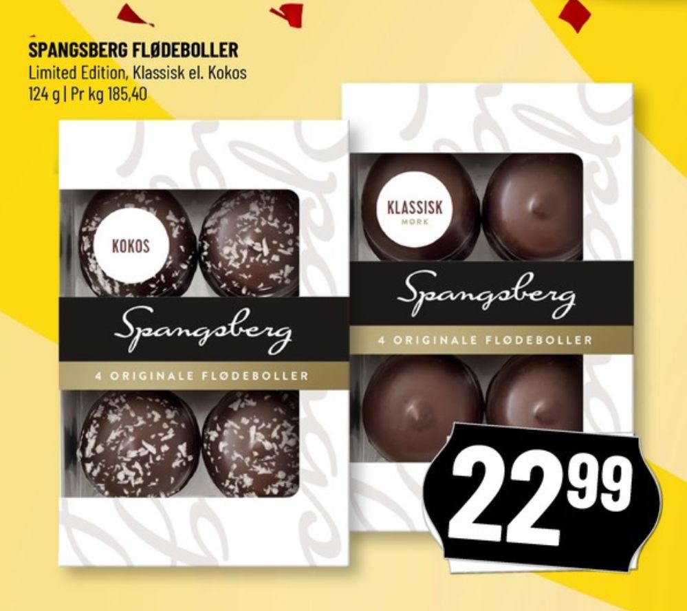 Spangsberg, Flødeboller Kokos