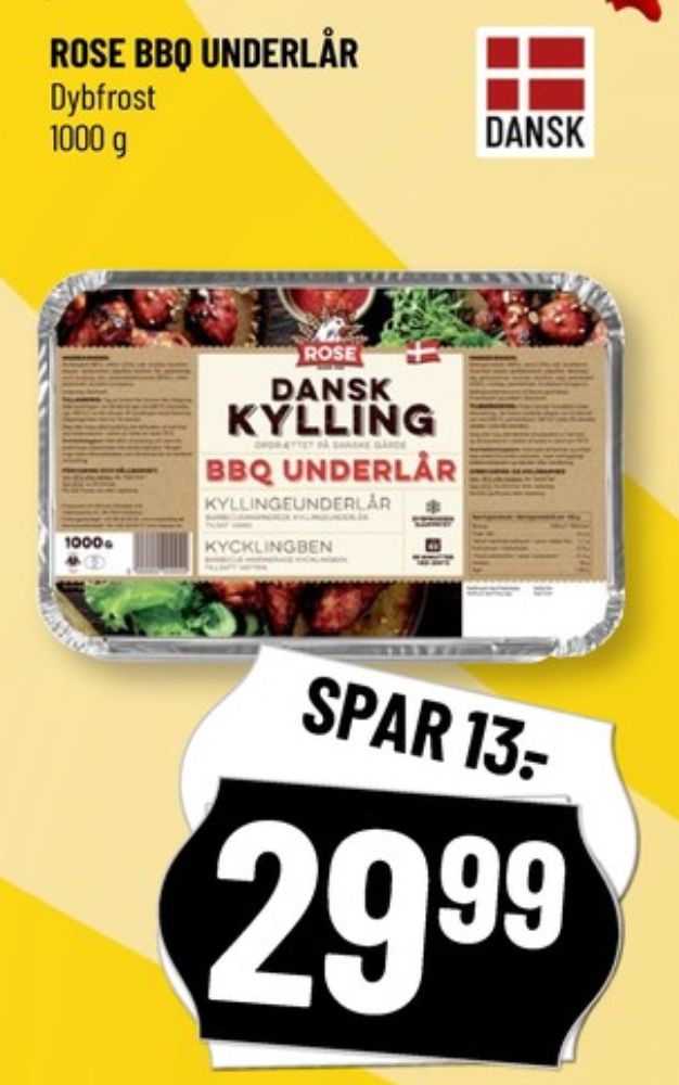 Rose, Kyllingeunderlår