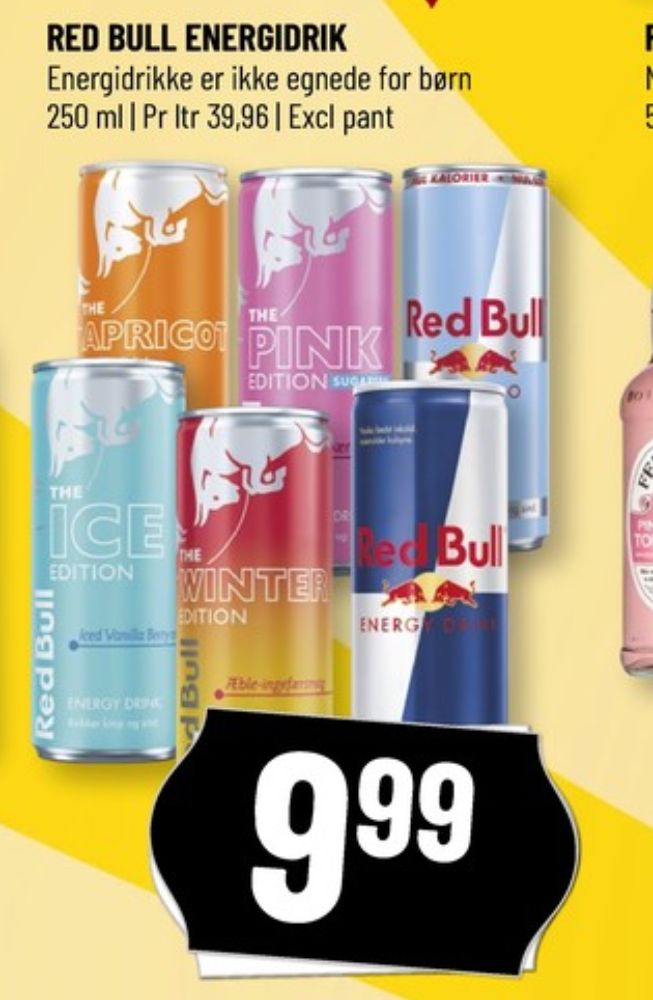 Red Bull The Blue Edition, Energidrik