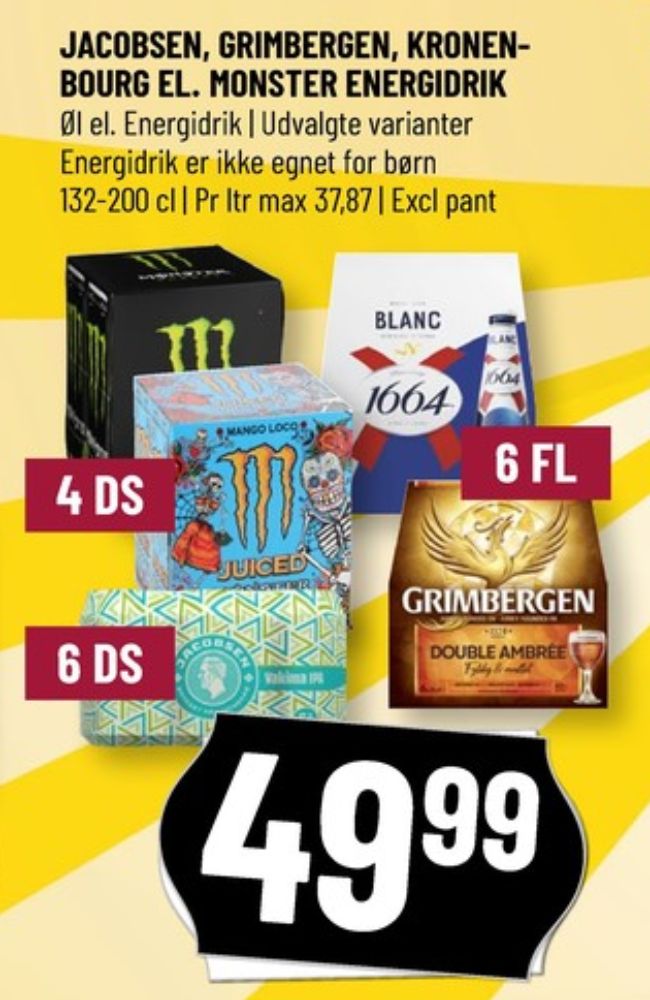 Monster Energy, Energidrik 4 pk.
