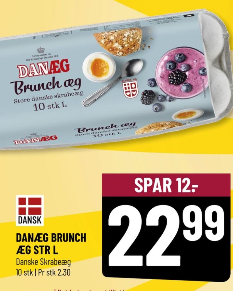 Danæg, Brunch æg L