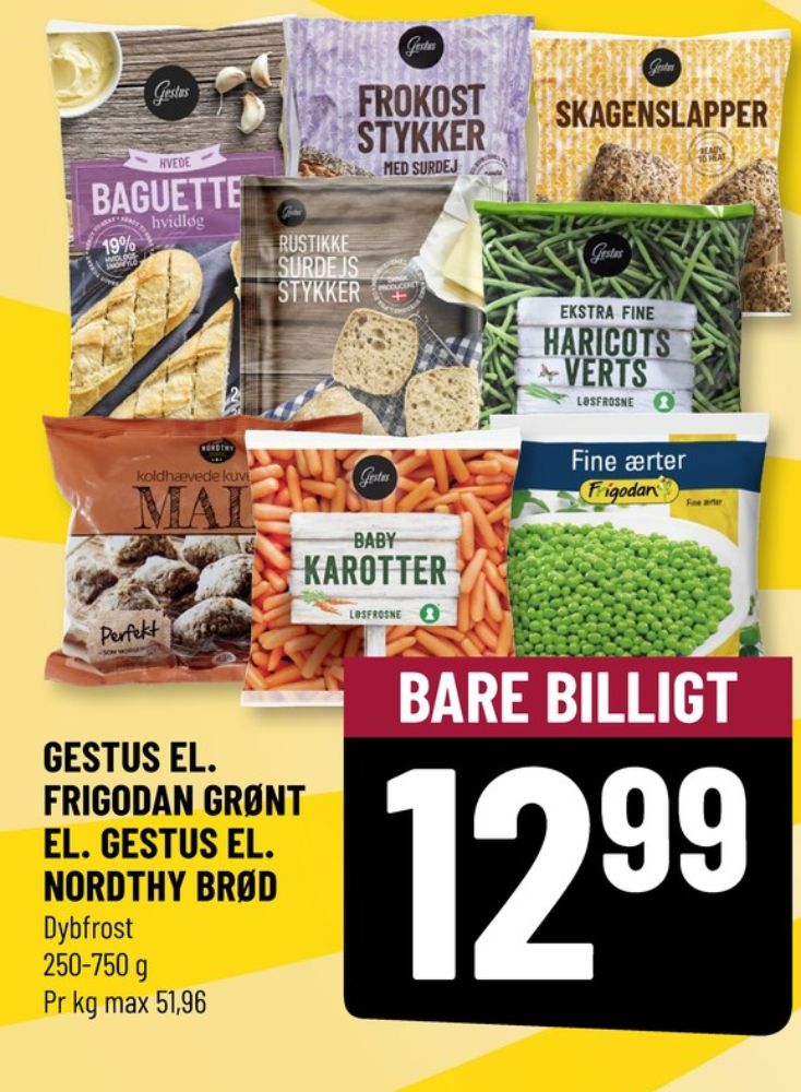 Gestus, Pommes Frites Bølgeskårne