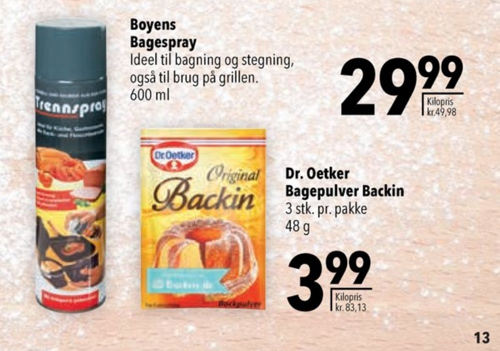 Boyens, Bagespray