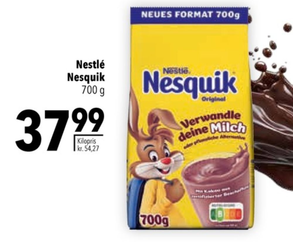 Nestlé Nesquik, Kakaodrikspulver