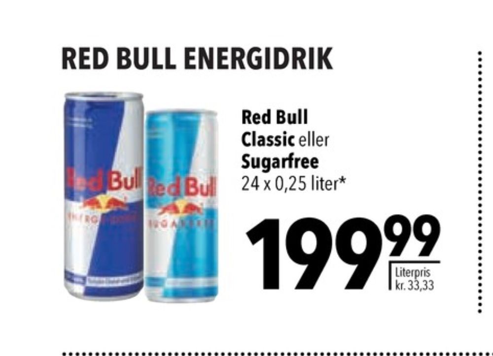 Red Bull Energy, Energidrik 24 pk.