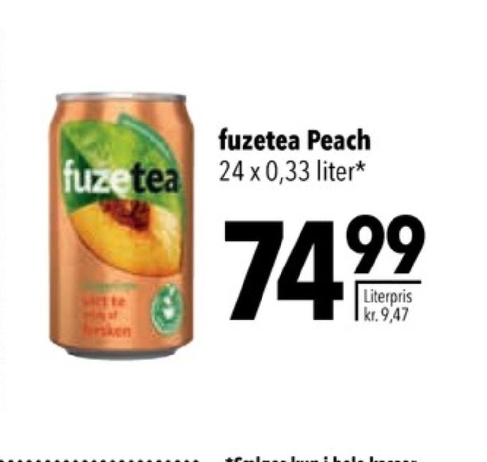 Fuzetea, Ice Tea Peach 24 pk.