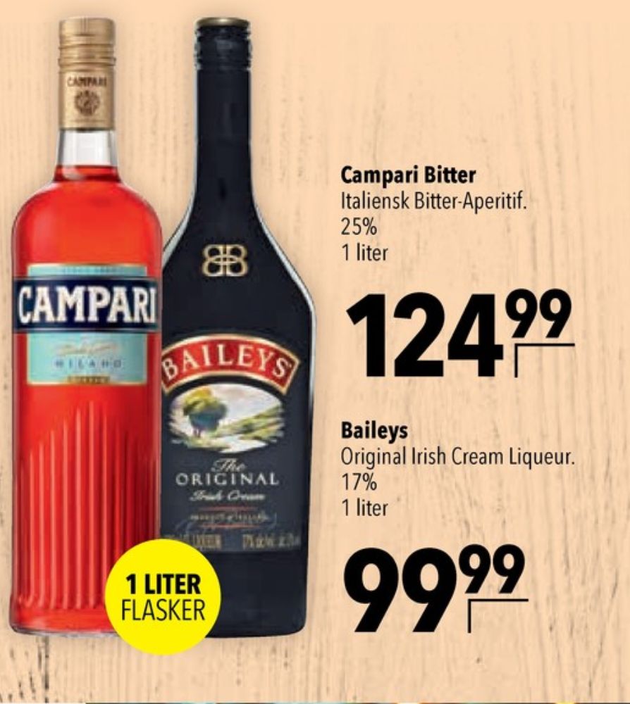 Campari, Bitter