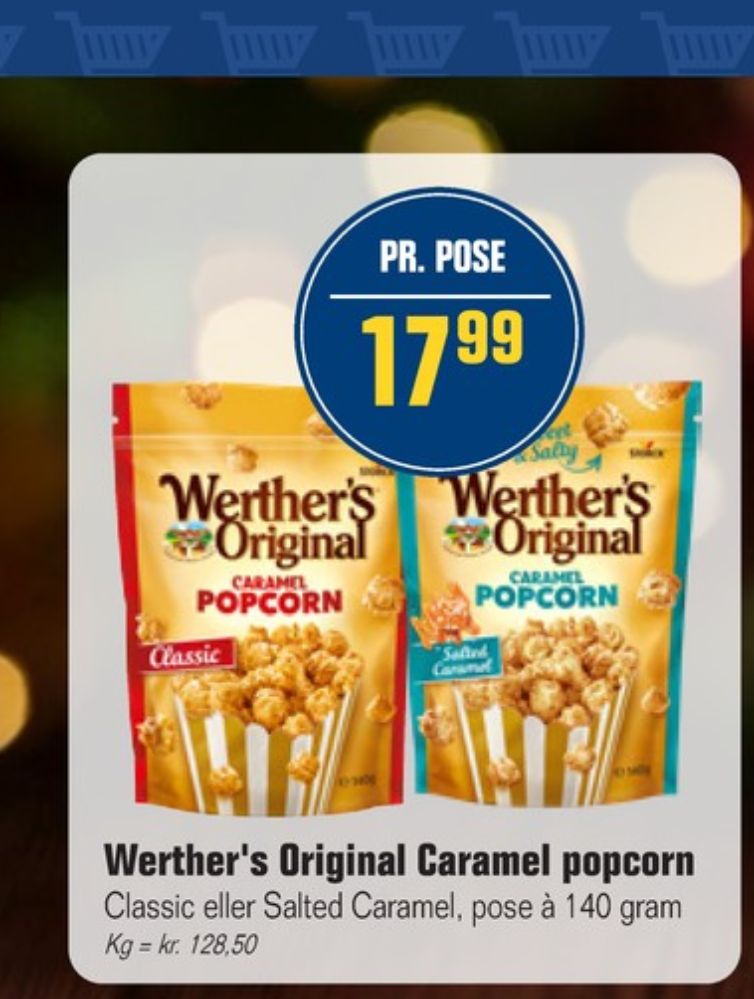 Werthers Original, Karameller Popcorn Classic
